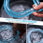 CoolTimeUSA Neck Cooling Tube Blue